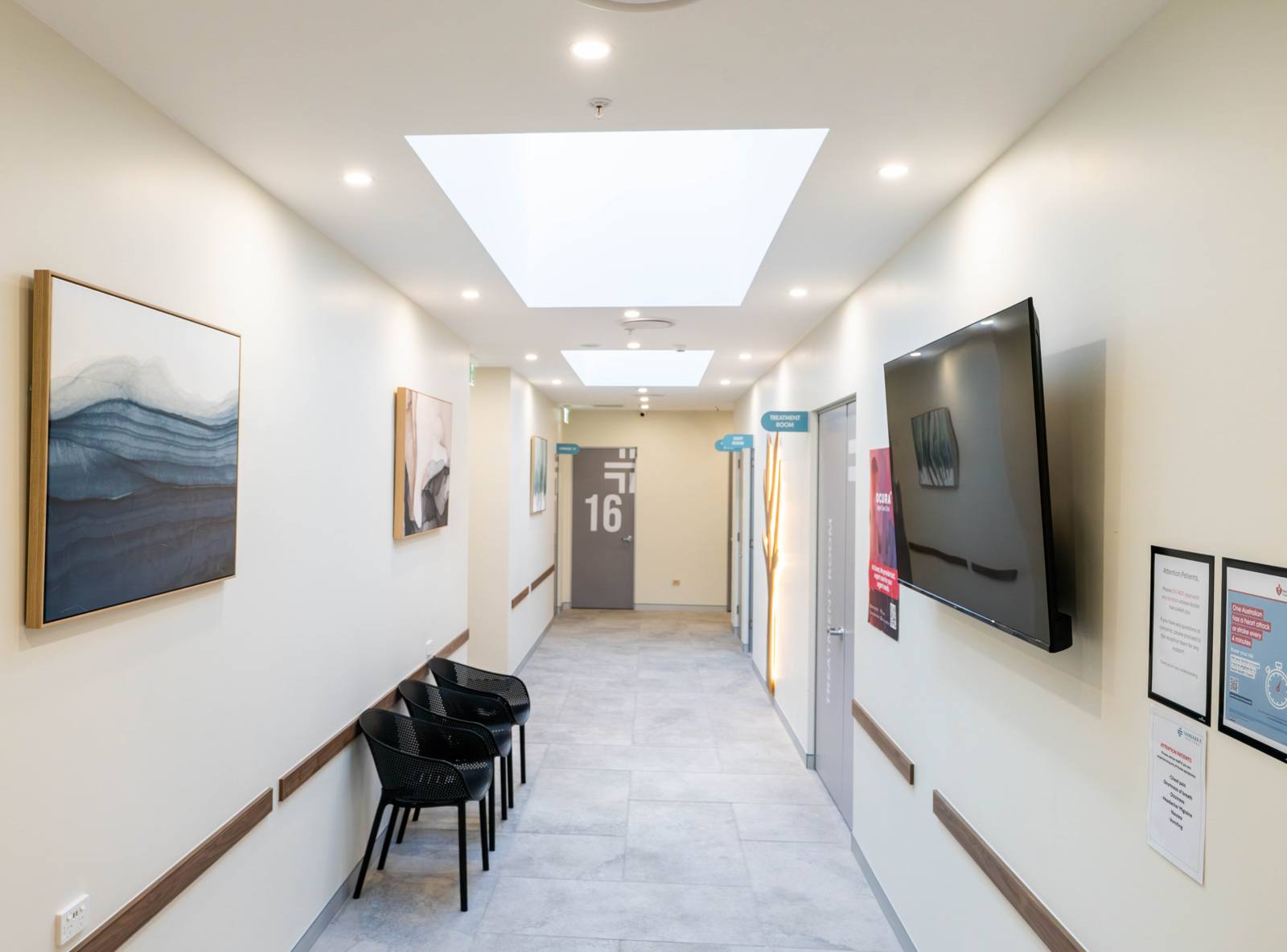GP consultation room at Toongabbie Doctors