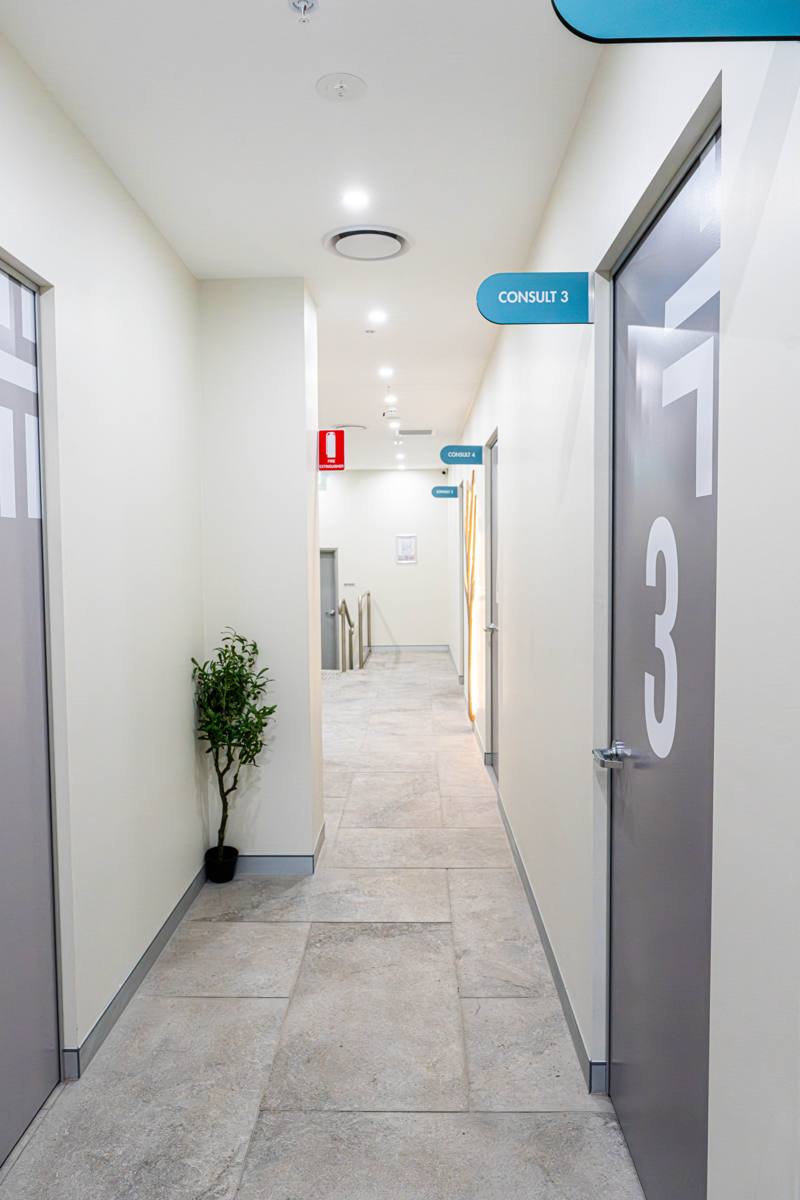 Consultation room at Toongabbie Doctors